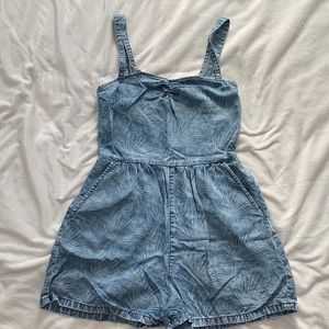 Zara Denim Romper XS